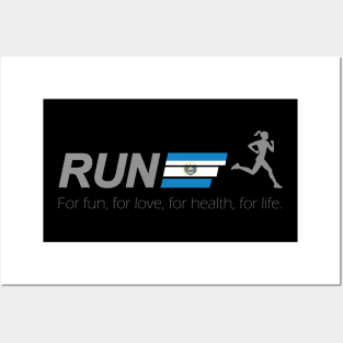 Run for life El Salvador Posters and Art